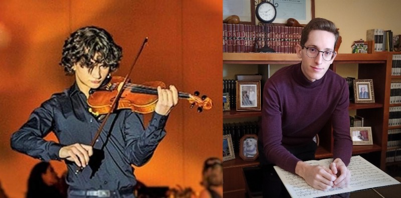 Iago Castell, violí i Ruben Morcillo, piano