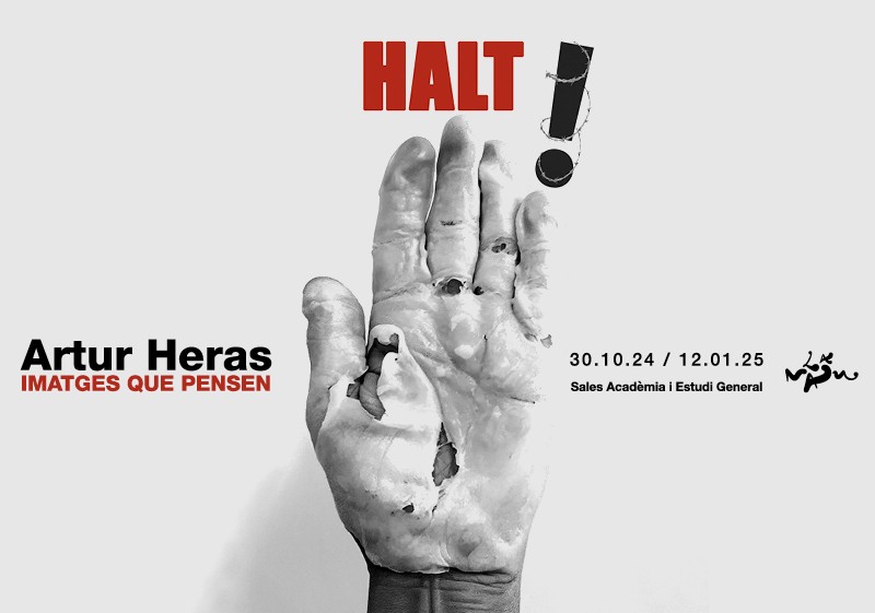 Visita guiada el 6 de novembre amb el comissari a l'exposició "HALT! Imatges que pensen. Artur Heras"