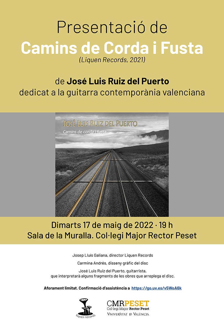 Presentació Camins de Corda i Fusta de José Luis Ruiz del Puerto (Liquen Records, 2021)
