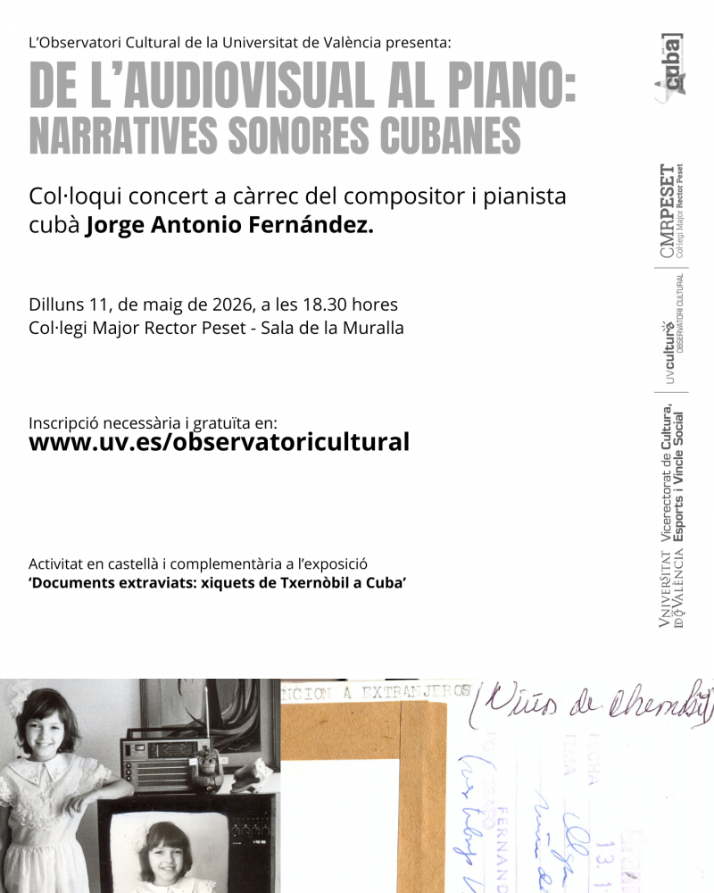 DE L&rsquo;AUDIOVISUAL AL PIANO: NARRATIVES SONORES CUBANES