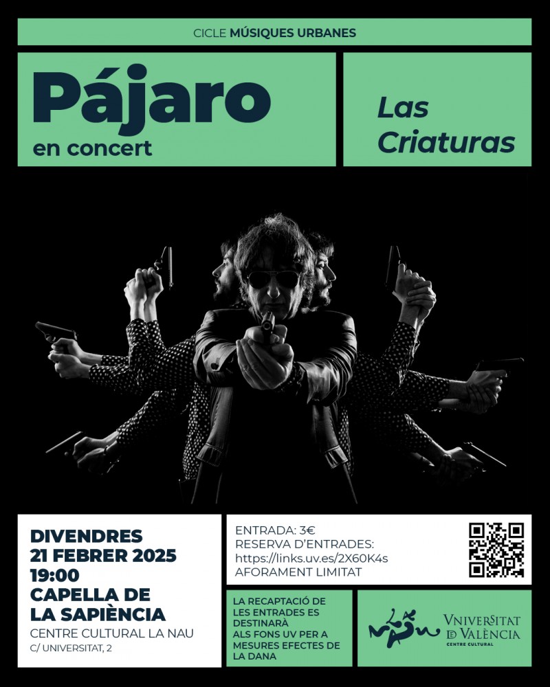 Pájaro - Las Criaturas - en concert