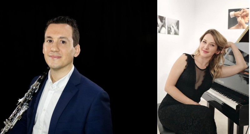 José Andrés Fernández, clarinet, i  Margarita Kozlovska , piano