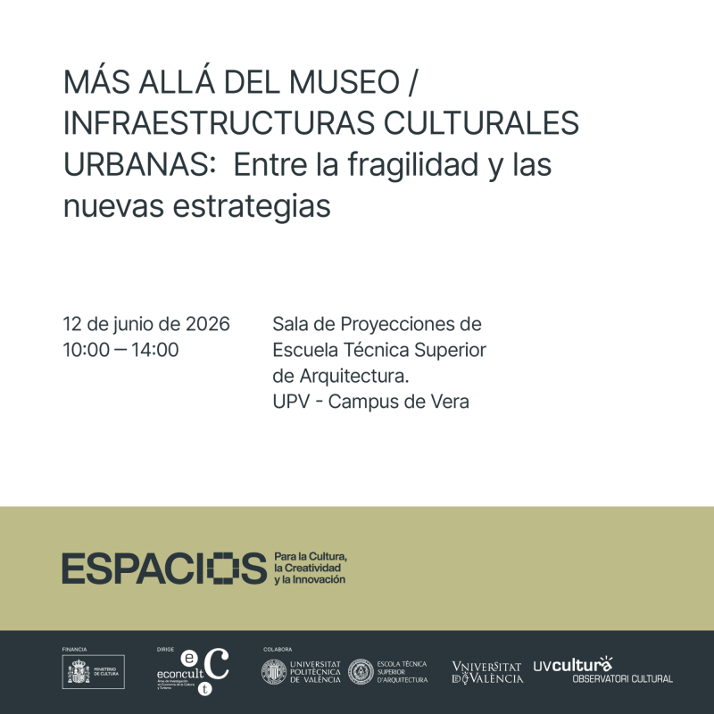 M&Aacute;S ALL&Aacute; DEL MUSEO... INFRAESTRUCTURAS CULTURALES URBANAS: ENTRE LA FRAGILIDAD Y LAS NUEVAS ESTRATEGIAS